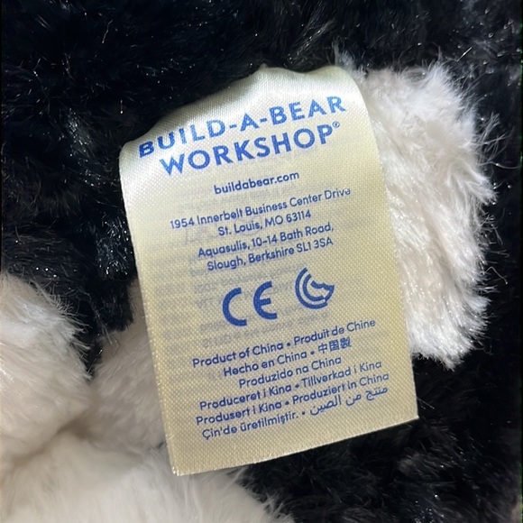 Build a Bear Border Collie Dog Stuffed Animal Plush BAB Black White Promise Pets - Picture 12 of 13